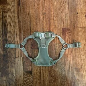 XXS Olive Green Dog Harness